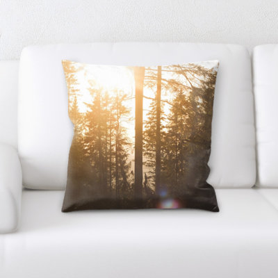 Microsuede Reversible Throw Pillow
