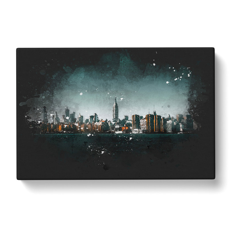 New York City View - Wrapped Canvas Print, 40cm H x 60cm W x 4cm D