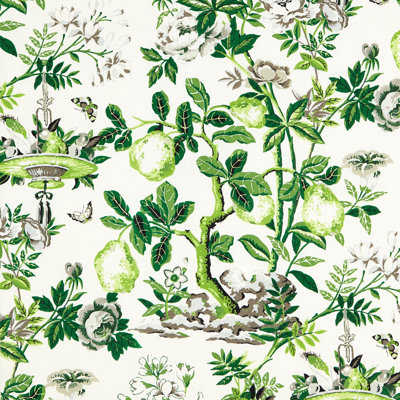Tissu en coton Jardin Shantung