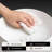 MonBlari 15" Round Solid Surface Bathroom Vessel Sink Matt Black-120971853
