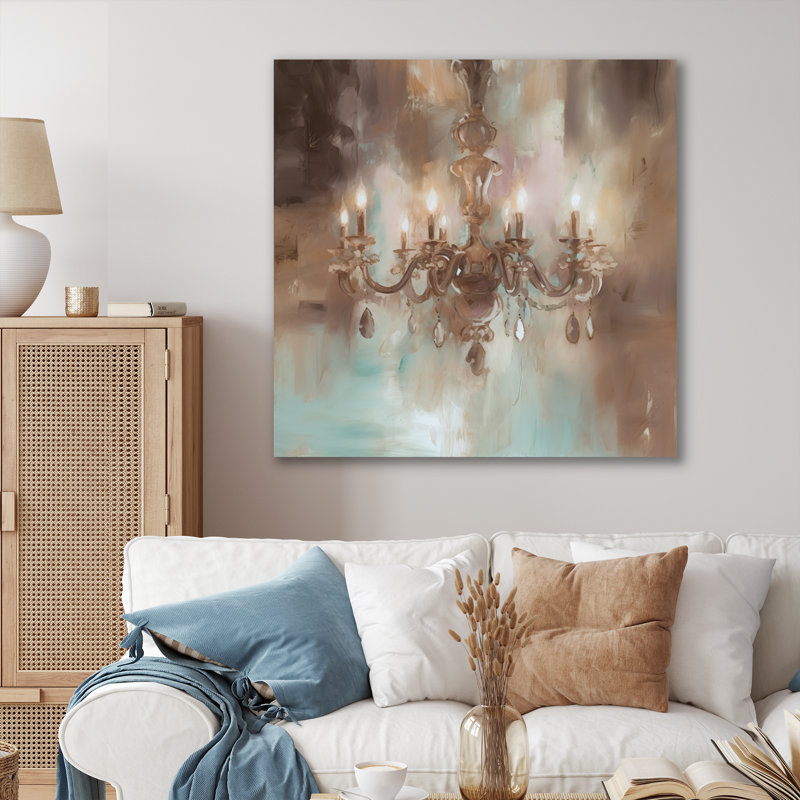 «Runar Grand Chandelier Showcase IV», reproduction sur toile, H 24 po x l 24 po x P 1 po, Toile tendue