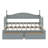 Rosamond Wooden Twin Size Daybed with Twin Size Trundle, Extendable Daybed with Two Drawers-546882335