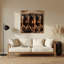 «Dogs Mastiff», art mural en métal noir-2147228172