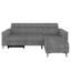 Canapé modulaire inclinable en velours côtelé avec méridienne Fairmont-114569358-114569357