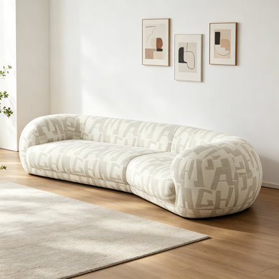 Italian Light Luxury Fabric Sofa