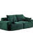 Modern Memory Foam Compressed Sofa,2 Seater Large Sectional Couches For Living Room,Pet-Friendly Cloud Modular Sectional Sofa,Corduroy Fabric,Extra Deep Loveseat,No Assembly Required-1523595198