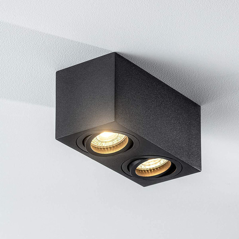 Casidee Flush Mount, Black