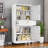 75" Tall Metal Rolling Garage Storage Cabinet with Wheels and Drawers for Home, Office, Garages-1167763811