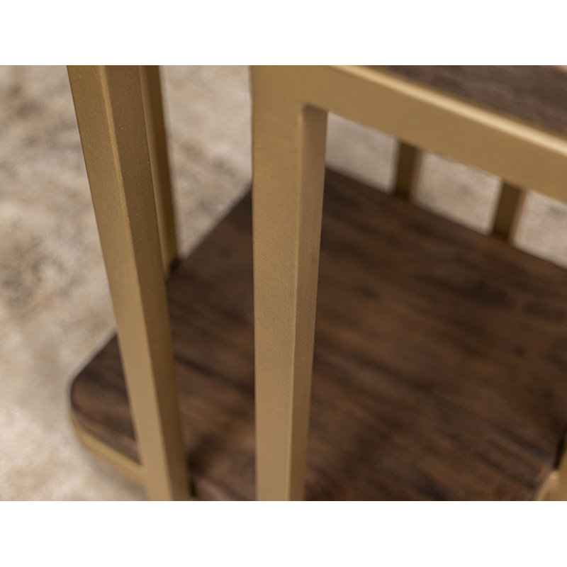 Latari 60.25'' Solid Wood Top Console Table