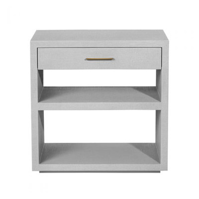 Livia 1 - Drawer Solid Wood Nightstand