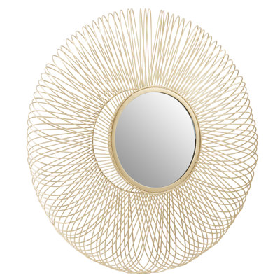 Buckland Metal Flat Wall Mirror