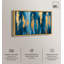 «Blue Dark Texture with Golden Touch II», art mural bleu par -587103979-587103981