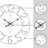Upper Shockerwick Metal Wall Clock-1366582325-1366582324