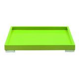 Tre Rectangular Tray 19.69" - 1 Piece - White