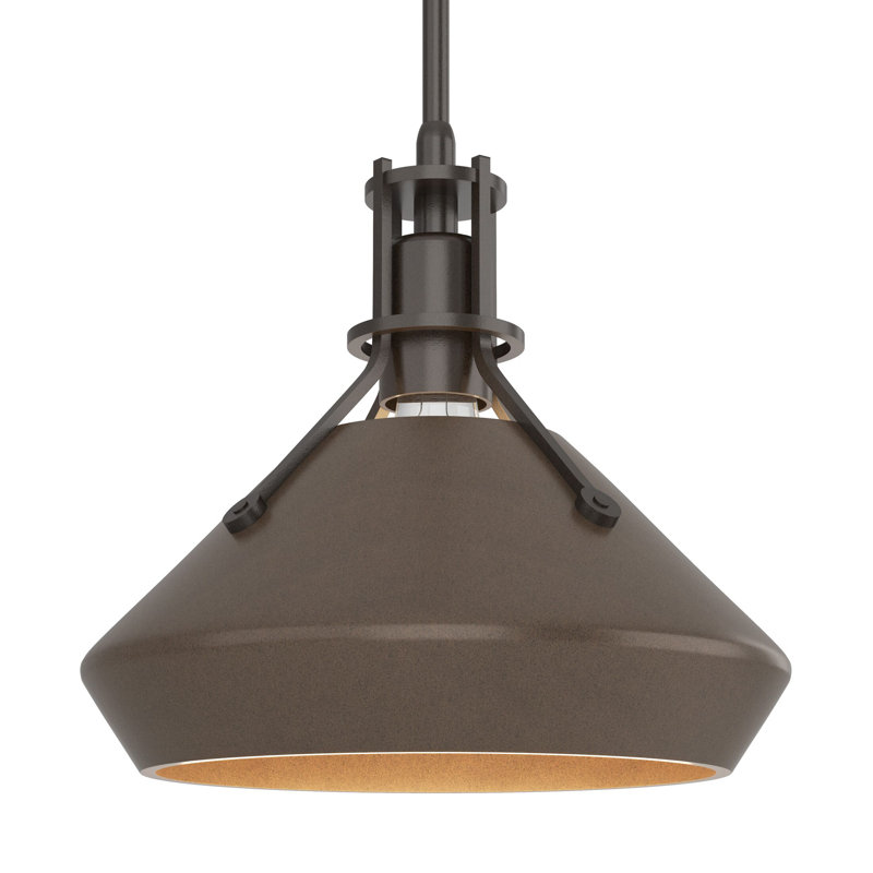 Henry with Chamfer Pendant, Bronze, Oil Rubbed Bronze
