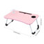 60Cm Foldable Laptop Bed Table Desk with USB Ports-1477129279
