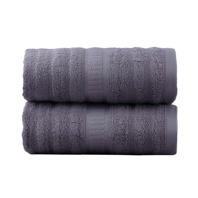 Rayon From Bamboo Bath Towel, Gray