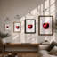 Apple Burst Modern - Framed Print-109464592-109464595