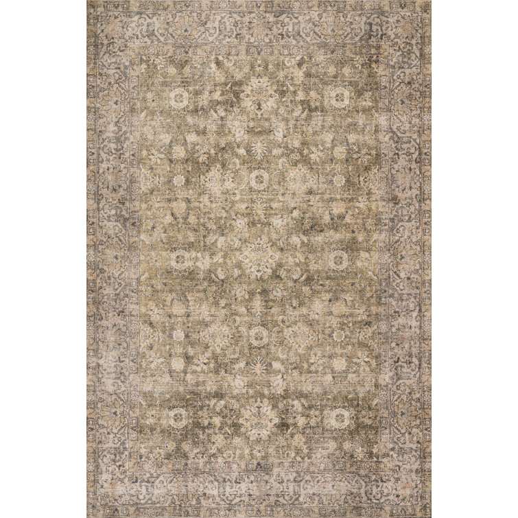  Hillstone Collection Elinda Traditional Vintage Medallion Area Rug