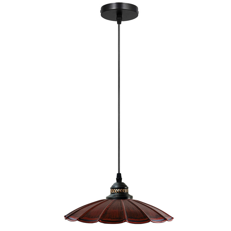 Moorpark 1 - Light Pendant, Rustic Red
