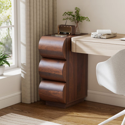 Table de bout avec 3 tiroirs