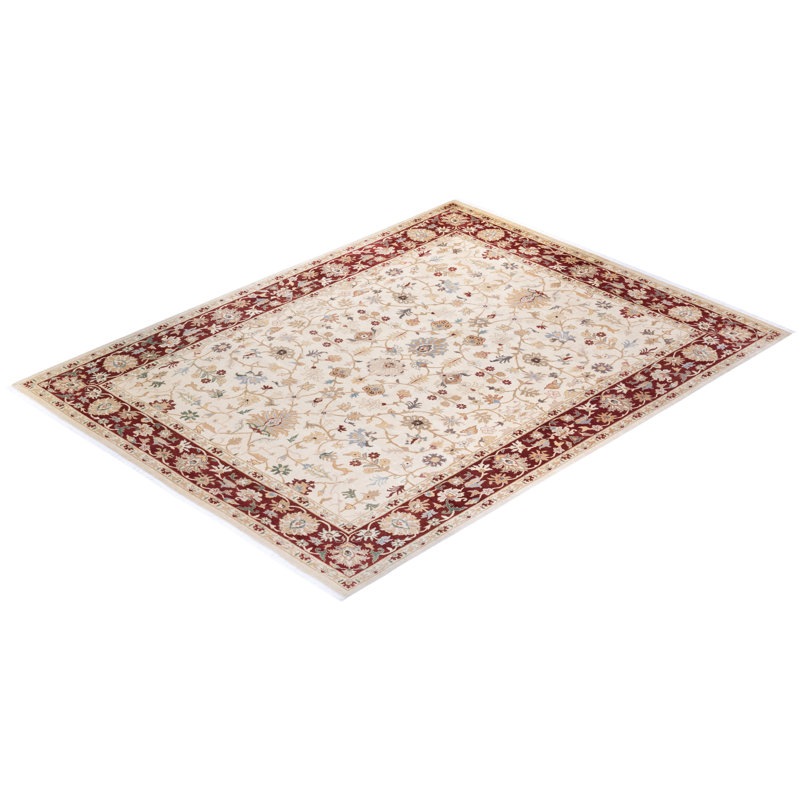 Classic One-of-a-Kind 9'4" X 12'1" Hand Knotted Area Rug