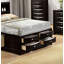 Ensemble de chambre à coucher contemporain avec lit, tables de chevet et bibliothèque de tête de lit, offrant beaucoup de rangement et un design élégant pour la vie moderne-1282535542-1282535543