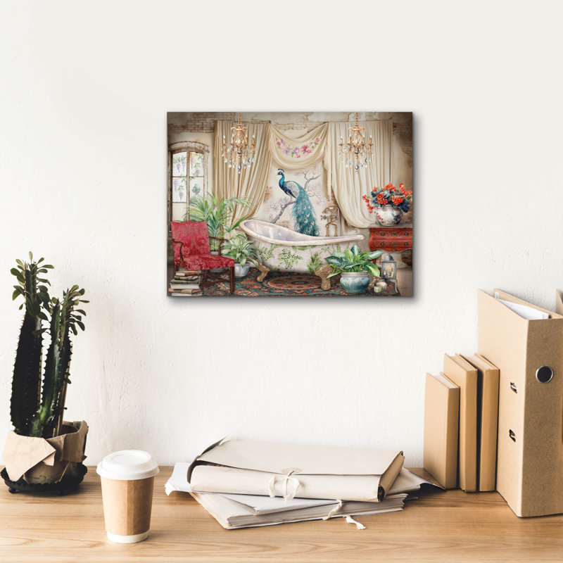 Room Decor D' by Jean Plout Canvas Wall Art, 12" H x 16" W x 0.75" D
