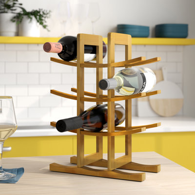 Arthurene 12 Bottle Tabletop Wine Bottle Rack