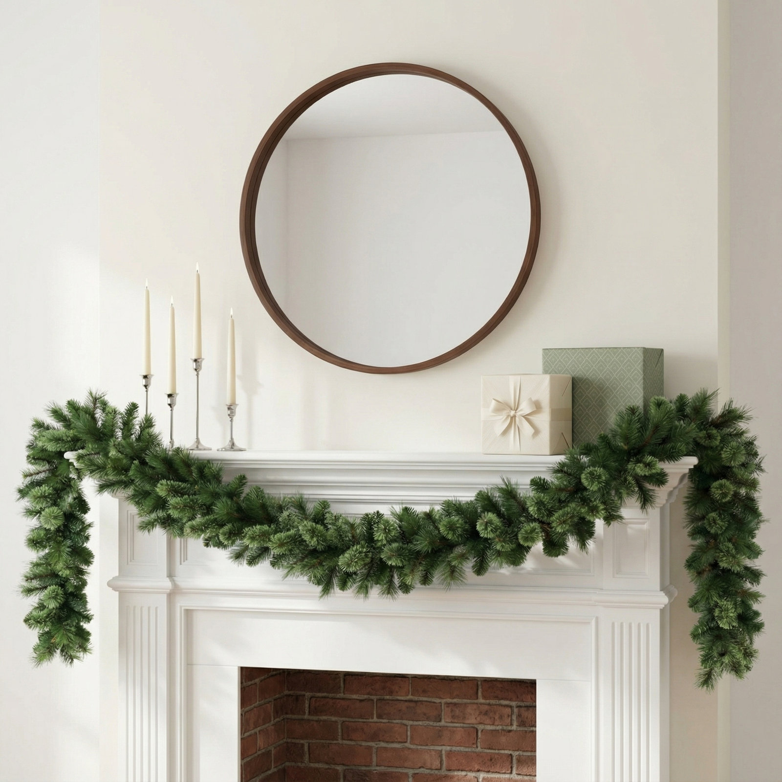Artificial Teton Pine Christmas Garland