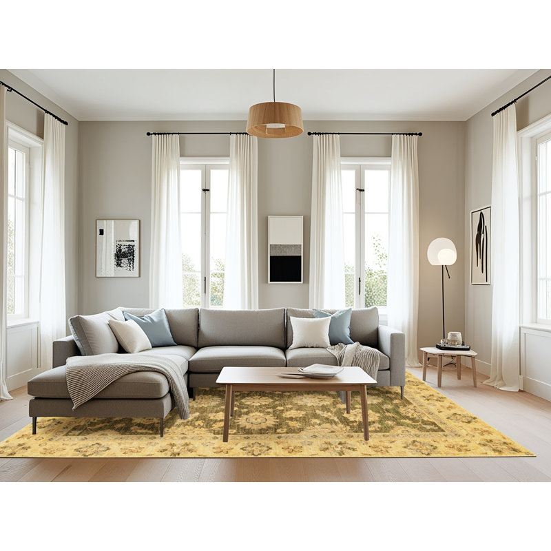 Abstract Indoor Rug, Rectangle 8' x 12'