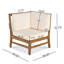 Ensemble de canapé 5 pièces Perla, crème-533909174