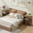 Kempst Nightstand Set 2, Small Bedside Table with Drawers, Narrow Side End Table with Open Shelf, 2 Drawer Dresser for Bedroom/Living Room/Dorms-412447147-477887912