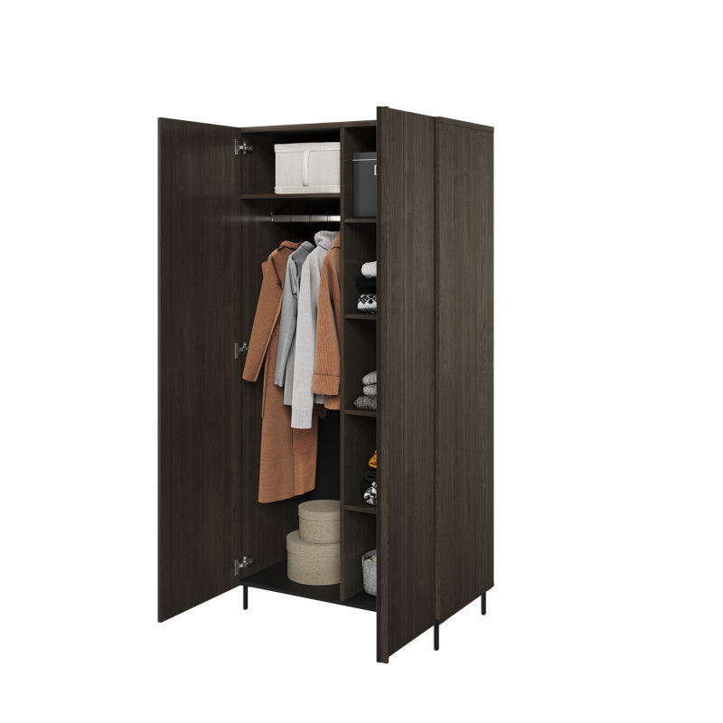 Riyan 2 Door Manufactured Wood Wardrobe