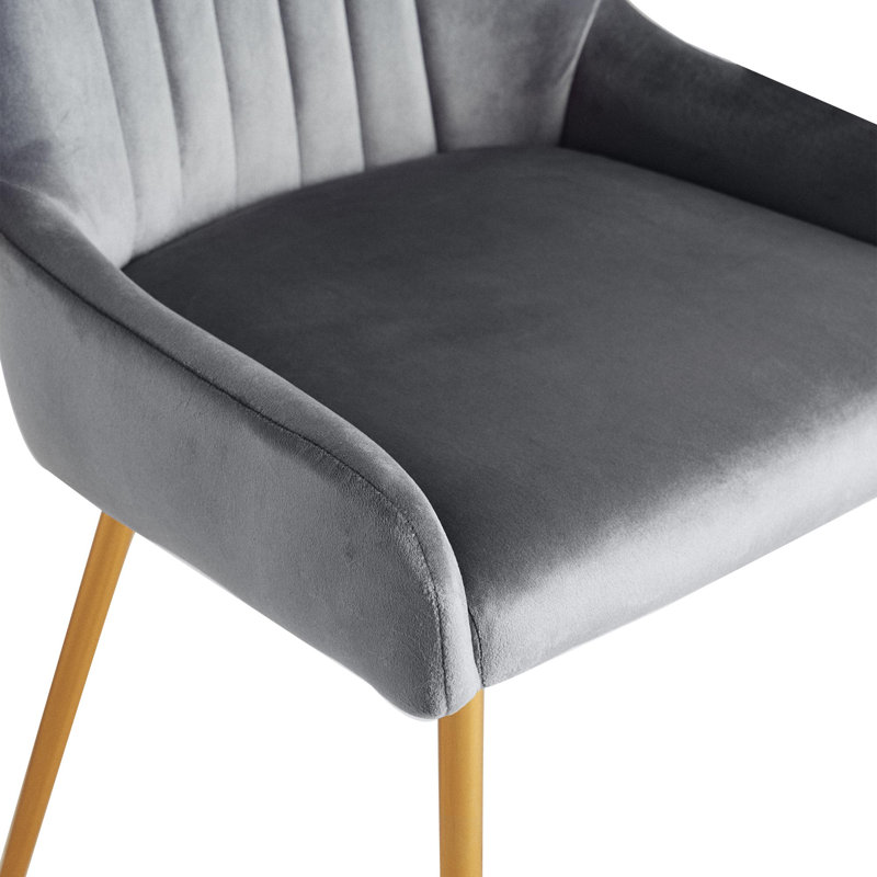 Chaise de salle à manger Maulsby, Gris, 2