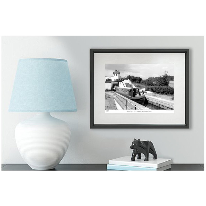Wombourne, Bratch Locks C1965 - Single Picture Frame Print, 28cm H x 36cm W x 2.3cm D