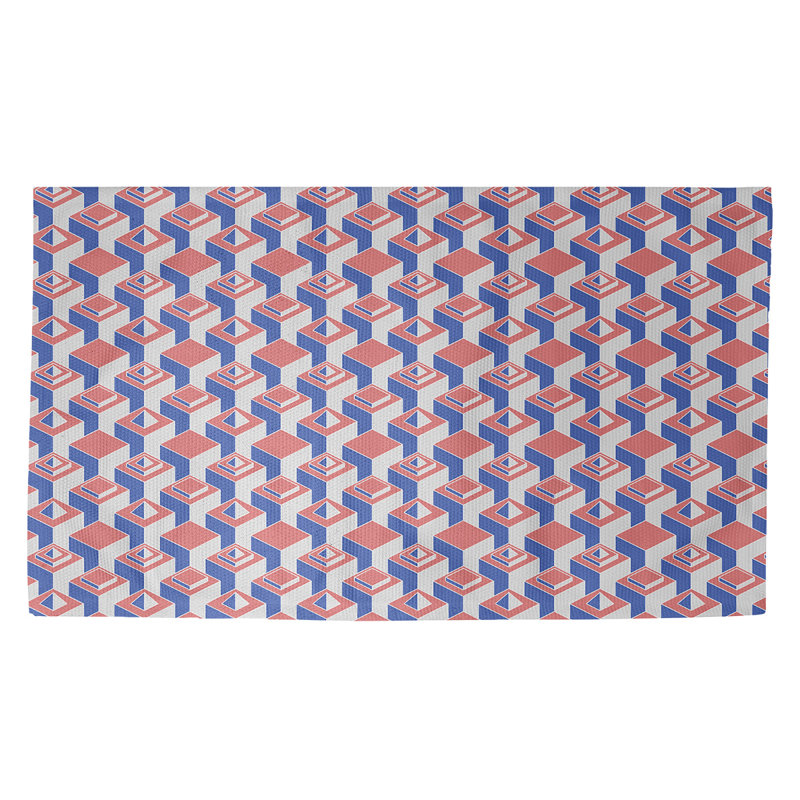 Jordao Geometric Indoor Rug, Rectangle 3' x 5'