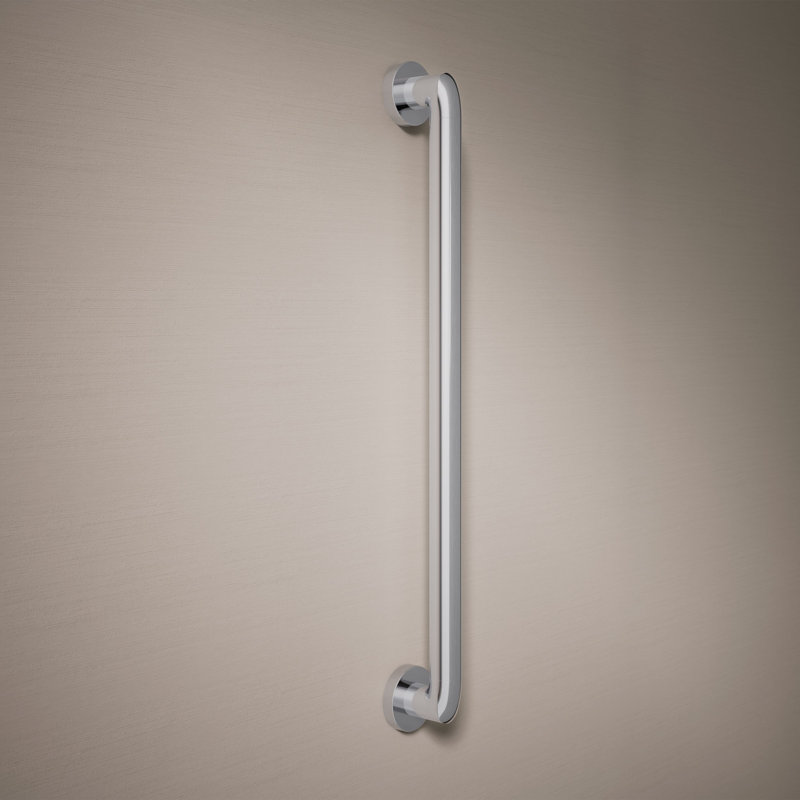 Barre d'appui Kumin, Chrome poli, L 24 po