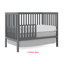 Le lit de bébé convertible 5-en-1 se convertit du lit de bébé au lit pour tout-petit, convient au matelas de lit double standard et est facile à assembler. 53 * 29 * 9 pouces - GRIS STORM-860824288