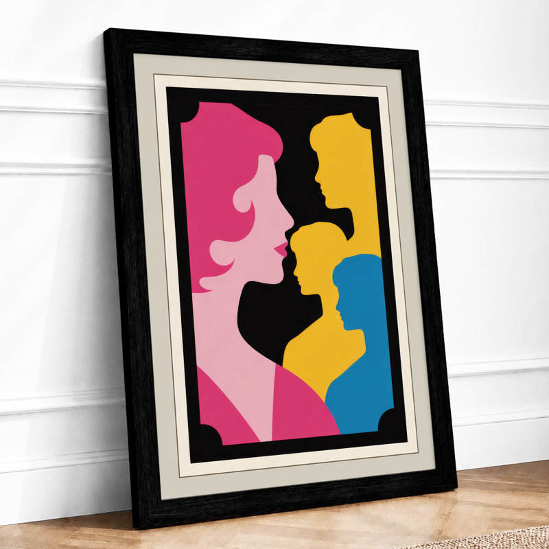 Profiles In Colour Modern - Print, A2 - 59.4 x 42.0 cm, Black