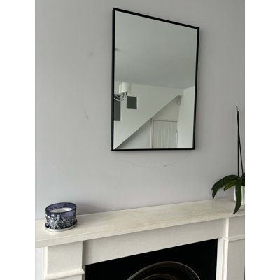 Amos Rectangular Metal Wall Mirror