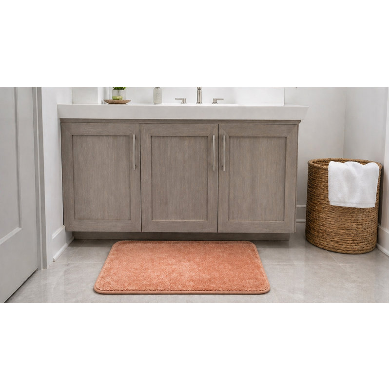Single Bathmat Peach, Peach