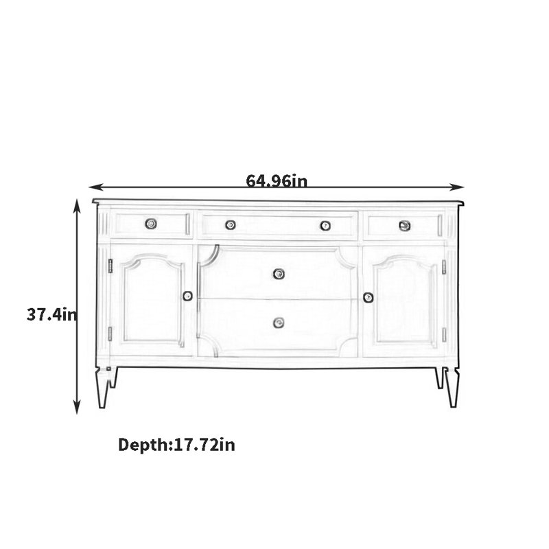 Retro Blue Sideboard