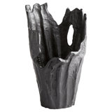 Pyroclastic Aluminum Table Vase