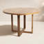 Venice Outdoor Round Teak Dining Table-603861070