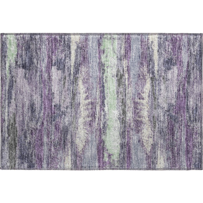Tapis mauve de qualité supérieure lavable à la machine Prisco