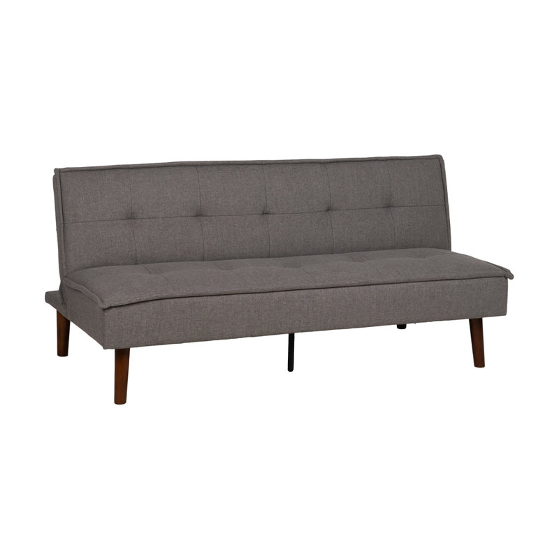 Mykonos 3 Seater Chenille Sofa Bed, Grey