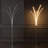 Fuochi 71" Modern Minimalist Metal 5-Branch Arc Dimmable Integrated Floor Lamp with Remote Control