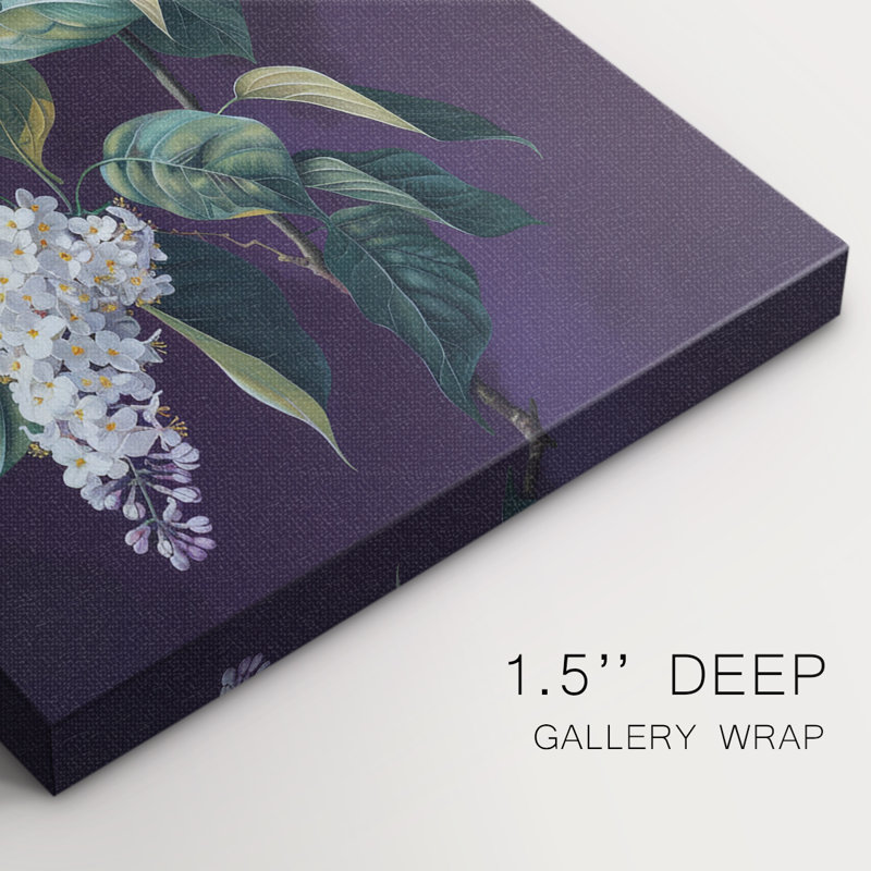 Série FLORAL CCXXXVI - Toile tendue avec châssis Premium - Prêt à être accroché, H 27 po x l 18 po
