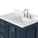 36.25'' Single Bathroom Vanity with Carrara Marble Top